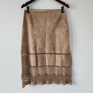 Kenneth Cole suede skirt